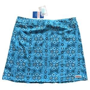 NWT RipSkirt Hawaii XL Length 2 BigBeach Blue Geo Tribal Adjustable Travel